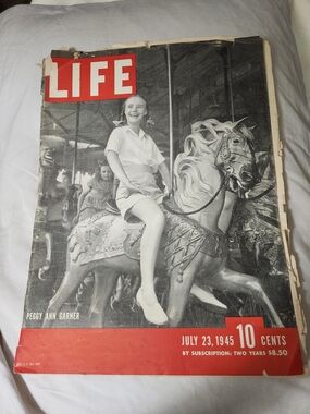 LIFE Magazine July 23, 1945 Cover Featuring Peggy Ann Garner